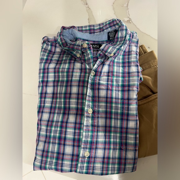 Chaps 2XL men’s short sleeve button up - Picture 1 of 8